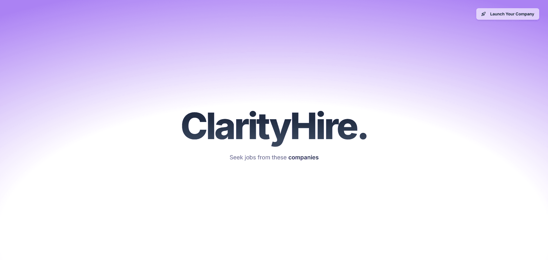 ClarityHire screenshot